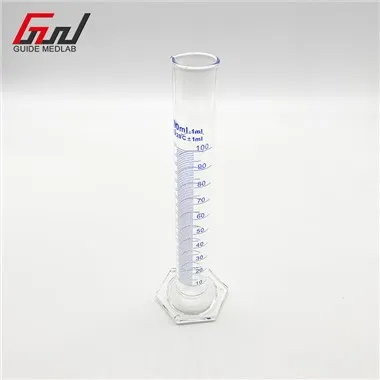 Скляний мірний циліндр 100 мл