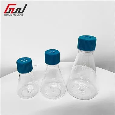 Пластикова конічна колба для лаб