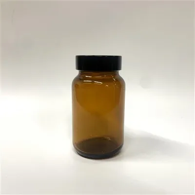 Пляшка з реагентом бурштинового кольору